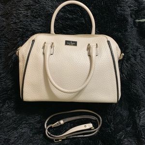 Kate Spade Leather Cream Purse with Black lining